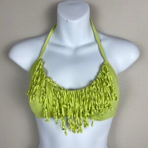 Victoria's Secret Fringe Halter Bikini Top - Size Medium